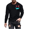 thumbnail image 1 of Birdeem Haut Imprimé à Manches Longues pour Homme Haut/chemise à Manches Longues à Col Rond, 1 of 4