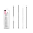 thumbnail image 1 of EGNMCR Closed Needle Set Cell Clamp Black Head Clamp Tweezers Squeezing Tool Acne Needle, 1 of 1