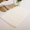 thumbnail image 2 of Fesfesfes Foam Bath Mat Absorbent Shower Rug Quickly Dry Technology Bathroom Bedroom Floor Decor Comfortable Underfoot Bathroom Bedroom Floor Shower Rug Decor, 2 of 3