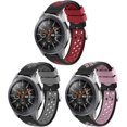 thumbnail image 1 of KOMI 3 x Watch Straps for Men Watches, 22mm Compatible with Samsung Galaxy Watch 46mm, SM-R800 R800/Galaxy Watch 3 45mm, Soft Silicone Sports Watch Strap for Men and Women (RGP, 22mm), 1 of 5