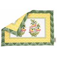 thumbnail image 5 of Vargottam Placemats- Placemat For Dining Table, Set Of 4- Printed & Reversible CottonNapkin-IndoorPlacematsFor Home & Kitchen Dining Table- Asian Block (Yellow), 5 of 5