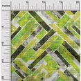 thumbnail image 2 of oneOone Rayon Light Green Fabric Stripes Sewing Material Print Fabric By The Yard 56 Inch Wide, 2 of 4
