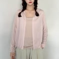 thumbnail image 3 of Womens Lightweight Summer Cardigan Rash Guard Long Sleeve Cover Up Open Front Wrap Cover Up Loungwear Sun Shawl, 3 of 7