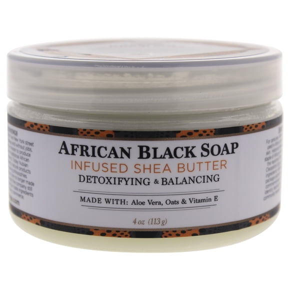 Shea Butter Infused with African Black Soap Extract by Nubian Heritage for Unisex - 4 oz Lotion