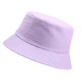 thumbnail image 2 of All Seasons Bucket Hat Exquisite Fishermen Caps Stylish Headwear Fashion Accessory with Solid Color for Outing Travel Wearing Yellow, 2 of 8