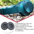 thumbnail image 4 of QualitChoice Headphone Cushion Ear Pads Noise Cancelling Sponge Earmuff Protection Accessories Replacement for Studio for Solo 2 Wireless Titanium color 1Set, 4 of 6