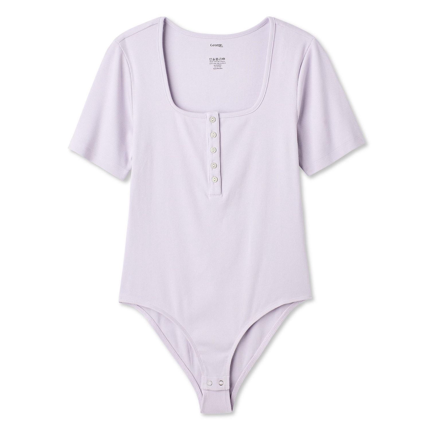 Justaucorps avec encolure henley George pour femmes