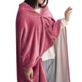 thumbnail image 1 of Blanket Doublelayer Tartan Lady Winter Scarf Wrap Multifunction Plaid Warm Shawl Home Textiles Multipurpose Blanket Soft Breathable Machine Washable All-Season Throw Blanket for Hot Sleepers, 1 of 3