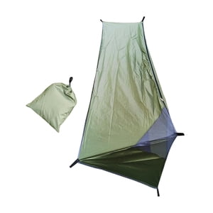 Decodeary Tente légère anti-vent 4 Saison Camping et activités de plein air Auvent 1 Lit de pluie pour personne