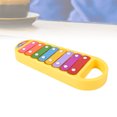 thumbnail image 2 of Cartoon Children's Percussion Toy Eight-tone Hand Knocking on the Piano Hand Knock Xylophone Glockenspiel Kids Infants Musical Educational Toy (Random Color), 2 of 5