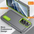 thumbnail image 3 of For Samsung Galaxy S26 5G 6.3" Phone Case with Built in Kickstand, Shockproof/Dustproof/Drop Proof Heavy Duty Military-Grade Rugged Protective Cover for Samsung Galaxy S26 5G,Grey,For Galaxy S26 5G, 3 of 8