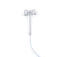 thumbnail image 2 of Model Lamppost Scaled 1:200 Home Micro Building Layout Decorations LED Railway Light Crafts Track Lamp Sand Scenery Toys Gray（1:150）（White）, 2 of 8