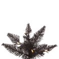 thumbnail image 3 of Vickerman 7.5' Black Fir Slim Artificial Christmas Tree with 500 Clear Lights, 3 of 3
