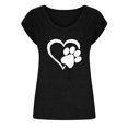 thumbnail image 2 of Birdeem Women V-Neck Print T-Shirts Fashion Comfortable Female Blouses Tops, 2 of 6
