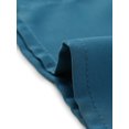 thumbnail image 5 of INSPIRE CHIC Women's Collared Top Peter Pan Collar Short Sleeve Button Front Shirt Lake Blue M, 5 of 5