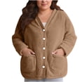 thumbnail image 4 of Timegard Womens Winter Coats Fuzzy Fleece Warm Pajamas Tops Button down Loungewear Comfy Thick Pjs, 4 of 8