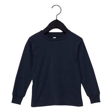 Youth Toddler Jersey Long Sleeve T-Shirt NAVY 2T