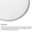 thumbnail image 5 of Unique Bargains 11 Inch Drum Head Drum Skin Sound Controlled PET Material, White, 5 of 5