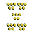 thumbnail image 2 of Wweixi 5pcs/set Artificial Lotus Realistic Appearance Easy To Clean Long-lasting yellow 5Set, 2 of 6