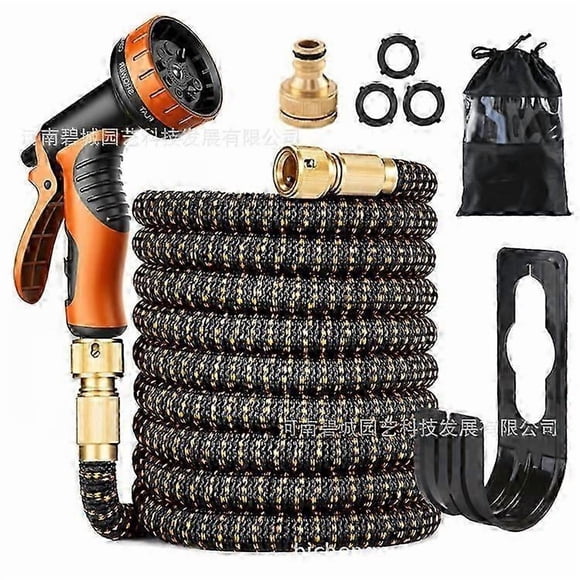 (100FT)Pocket Hose Copper Bullet Expandable Garden Hose Pattern Thumb Spray 25 FT Patented Lead-Free Ultra-Lightweight Solid Copperr