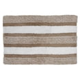 thumbnail image 1 of Tapis De Bain À Rayures En Microfibre (Taupe) (20 X 32), 1 of 1