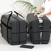 WKWeiS Moving Packing Bags Thickened Waterproof Oversized Capacity Luggage Storage Sturdy Bags Sacks Snake Skin Pockets Woven Bags Clearance Deals