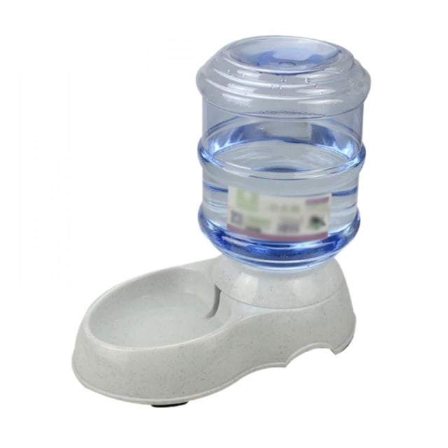 Self Dispensing Pet Waterer Automatic Gravity Dog Cat Waterer - Pet Water Dispenser Dogs Cats Dog Water Bowl Water Dish Automatic Water Bowl for Pets