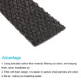 thumbnail image 4 of Unique Bargains 8.5' x 2' x 0.2' Air Conditioner Filter Washable Foam Replacement Black 3 Pack, 4 of 5