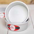 thumbnail image 3 of Fat Daddio's Moules à Gâteau Ronds en Aluminium Anodisé Ensemble de 2 Pcs 10 x 2 Pouces, 3 of 5