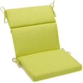 thumbnail image 1 of Coussin de Chaise d'Extérieur Carré pour Siège/dossier en Polyester Filé de 22 Po sur 45 Po - Lime, 1 of 1