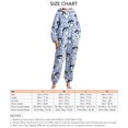 thumbnail image 3 of Pyjama une Pièce Floue, Élégant Doux Pyjama Chaud Combinaison pour la Maison, 3 of 5