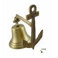 thumbnail image 3 of Polished Brass Finish Ship Bell and Anchor Wall Hanging, 3 of 3