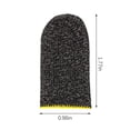 thumbnail image 4 of 2 Pcs Gants d'Écran de Jeu en Nylon Tricoté Gants de Jeu Résistants à la Transpiration Manchons Élastiques pour Manette de Jeu, Rouge, 4 of 9