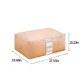 thumbnail image 3 of Sentmoon Large Clothing Storage Bags 100L Clothes Storage Bag Foldable Clothing Storage Bags With Zippers Clothes Bags For Storage Christmas Tree Storage Bag Fits Deals of the Day Clearance Prime, 3 of 7