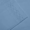 thumbnail image 2 of Hotel Luxurious, 1800 Series Super Soft Embroidery 4 PC Sheet Set (Full, Blue), 2 of 4