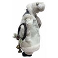 thumbnail image 4 of Holiday Time Christmas Dark Skin Santa with Wreath 18 inch, 4 of 6