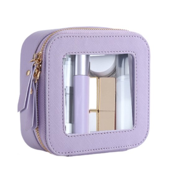 Oefntac Trousse de Maquillage avec Haute Apparence Trousse de Rangement Portable Trousse de Toilette Portable