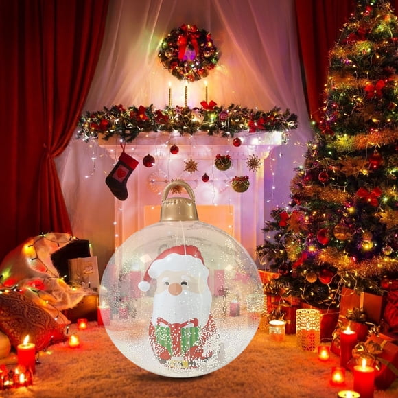 UsTZtai Large Inflatable Christmas Yard Decorations, Outdoor Holiday Inflatable Decor with Bright LED Lights, Christmas Inflatable Decorations for Garden Front Yard