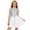 style-01 White, variant on Gubotare Kids Dress Girls Lace Flower Ruffle Dress Chiffon Halter A Line High Low Flowy Junior Bridesmaid Dresses for Wedding Party Size 12-13 (White,12-13 Years)
