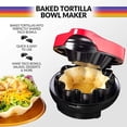 thumbnail image 4 of Taco Tuesday™ Baked Tortilla Bowl Maker, Red, 4 of 5