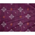 thumbnail image 4 of oneOone Polyester Lycra Fabric Check Kasuri Print Fabric BTY 56 Inch Wide, 4 of 4