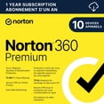 thumbnail image 1 of Norton 360 Premium Antivirus & Internet Security for 10 Devices 1 Year Subscription Digital Download, 1 of 7