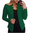 thumbnail image 2 of TIMIFIS Blazer Jackets for Women Open Front Long Sleeve Casual Work Office Blazers Spring and Fall Jackets-GreenFall/Winter, 2 of 5