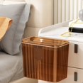 thumbnail image 3 of WRKEKC Clearance Sealed Lid Wall Trash Can, Hanging Under Cabinet Waste Bin, Kitchen Bathroom Odor Control Garbage Container, Large Opening, 4 Color Options, 3 of 6