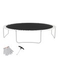 thumbnail image 1 of KFFKFF Surface de Saut pour Trampoline, Convient à un Cadre de 14 Pi, Tapis de Rebond Polyvalent pour Trampoline Circulaire de 14 Pi, Matériau Renforcé Résistant au Soleil avec Dispositif à Ressort et Anneaux en V Robustes, 1 of 9