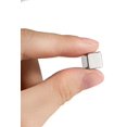 thumbnail image 3 of Pack of 16 Neodymium Cube Magnets Extra Strong Set for Glass Magnetic Boards Fridge Memo Board Whiteboard School Teacher Map Office with Storage Container Silver (10 x 10 x 10 mm), 3 of 7