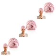 thumbnail image 1 of maskred Ample Space Satin Bonnet Comfortable And Exquisite Craft For Hair Care Large Pink 3Set, 1 of 6