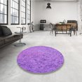 thumbnail image 4 of Ahgly Tapis Rectangulaire Lavable en Machine Intérieur Transitionnel Heliotrope Violet, 2 Pieds x 4 Pieds, 4 of 7
