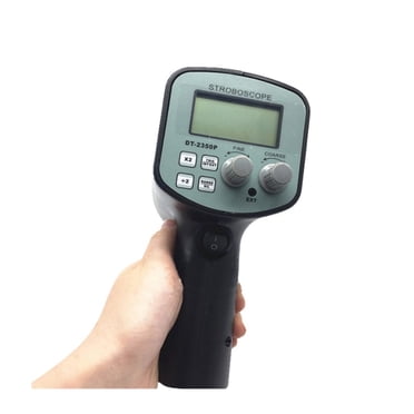 Handheld Digital Stroboscope LED Flash Strobe Tachometer DT-2350PB High Resolution Measure Rotative Velocity Flash Analyzer Range 50-40000 FPM ,Adjustable