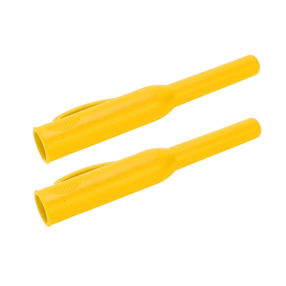 Marker Cover, 2Pcs ABS Long Nose Deep Hole Protection Carpenter Pencil Cover For Working Black,Orange,Red,Blue,Yellow,Green